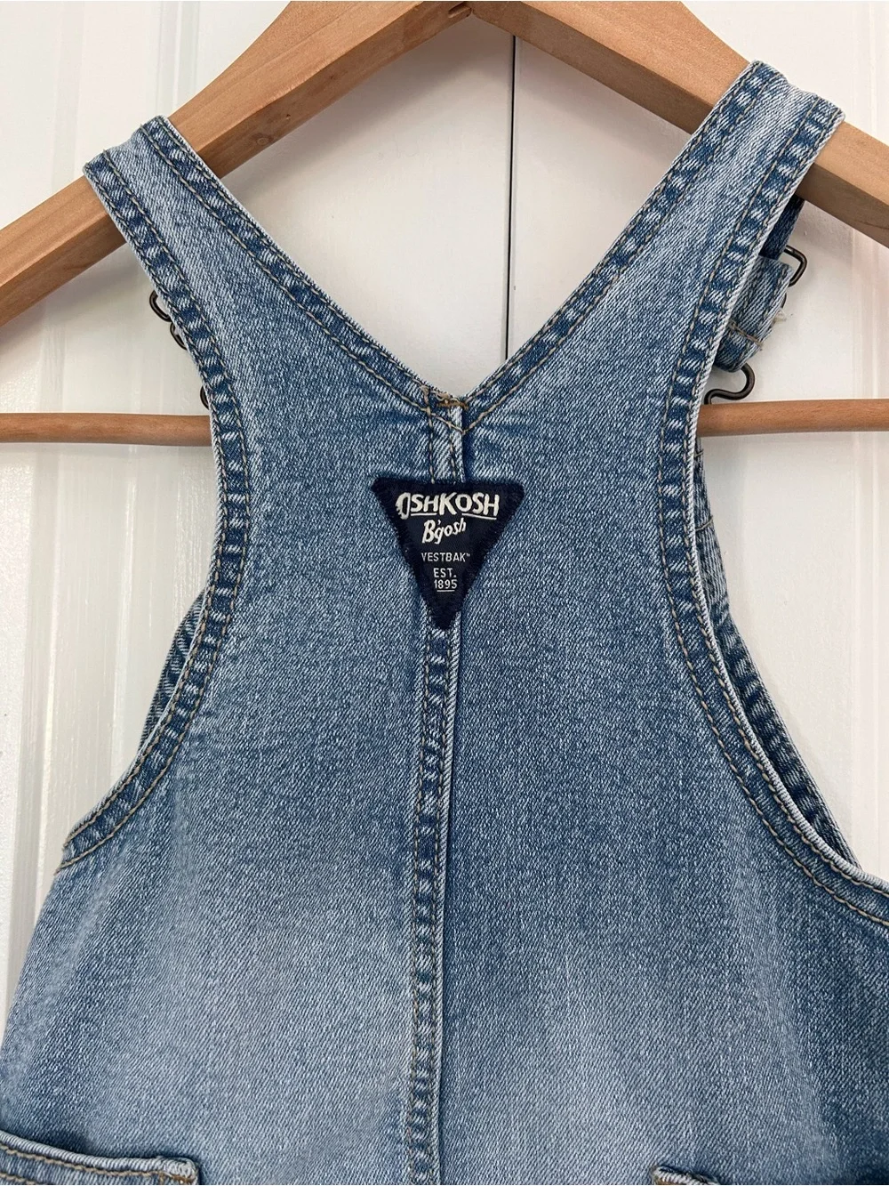 Osh Kosh ligh wash denim overalls 12 months